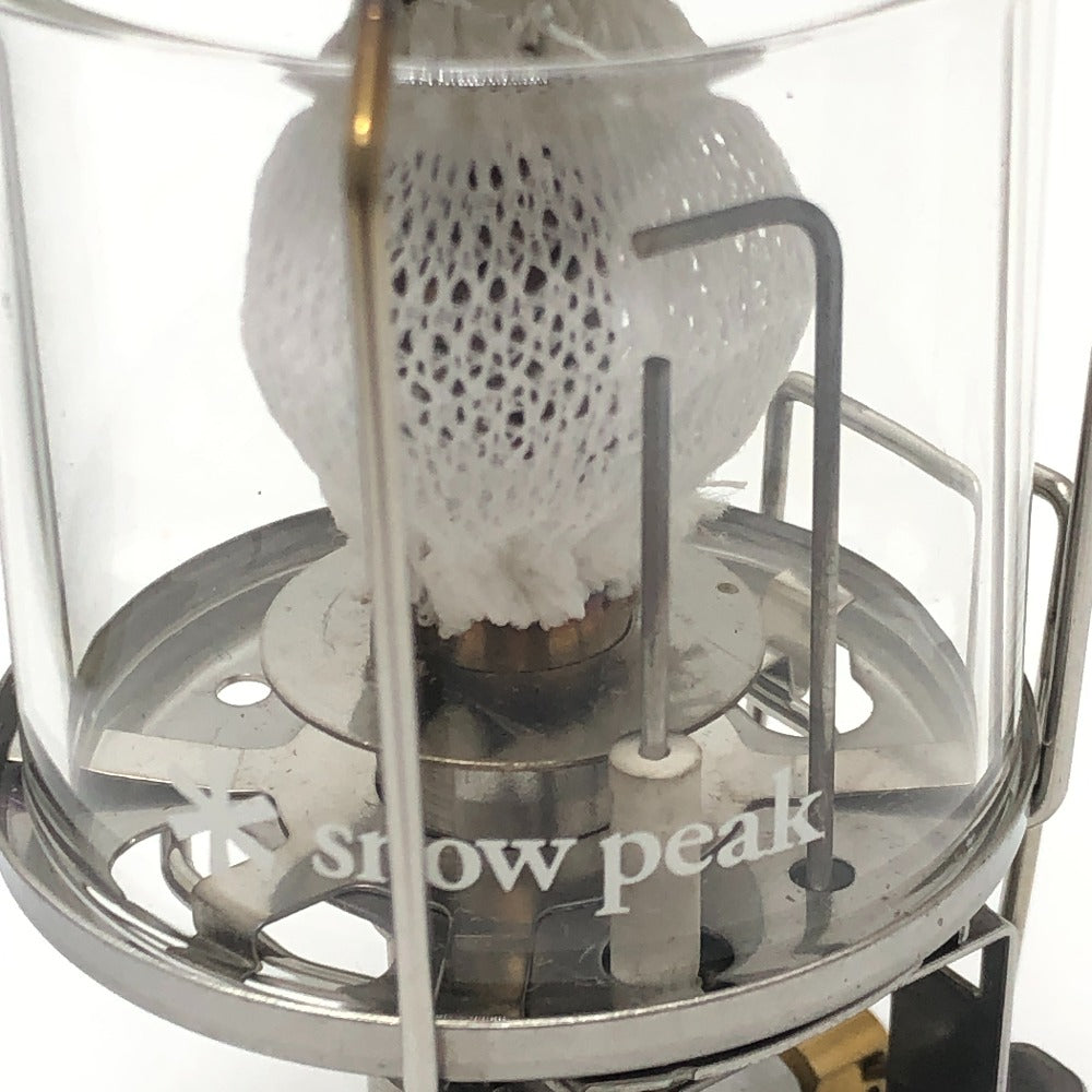 Snow Peak GL-100AR Snow Peak GigaPower Lantern Ten Auto Gas Lantern Goods Stainless Unisex Gray