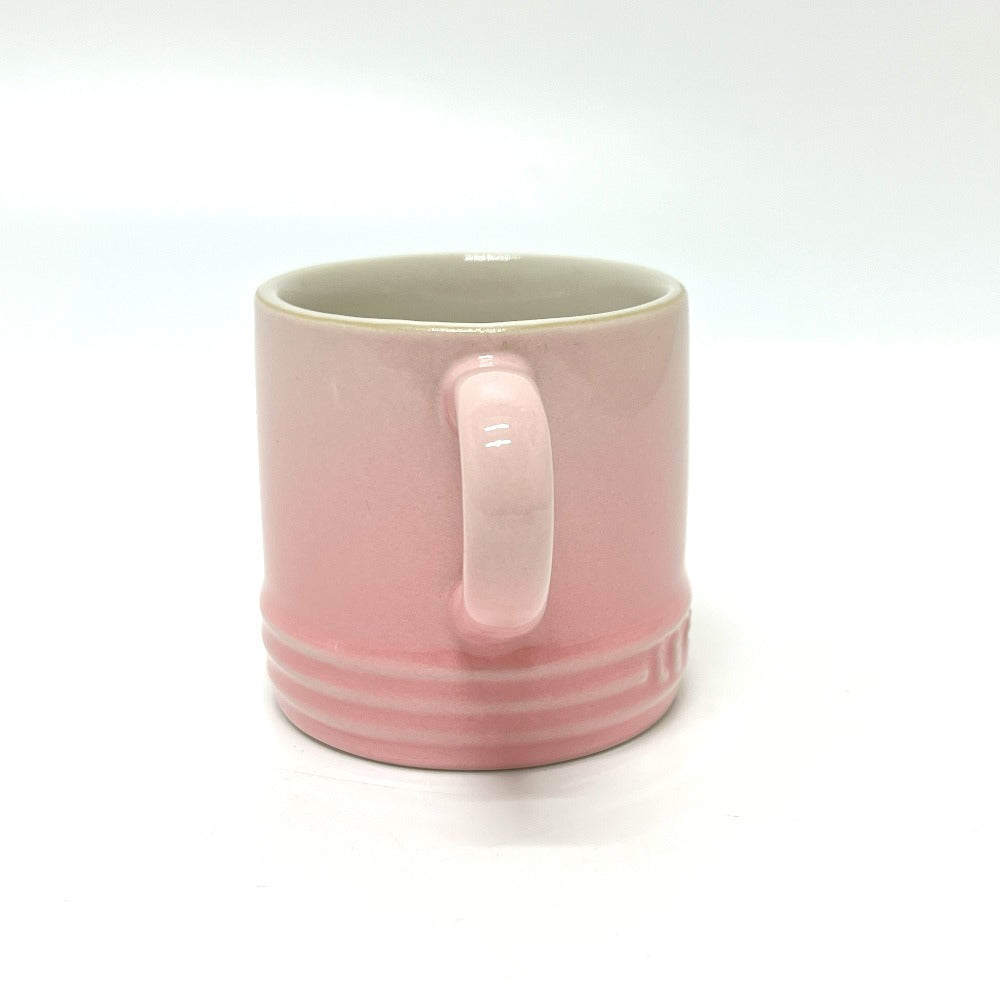 LE CREUSET Baby mug Ceramic tableware cups Mug Pottery Milky pink pink Used