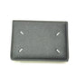 Maison Margiela SA2UI0005 Stitch Compact Wallet, Short Tri-fold Leather Wallet, Women's, Black