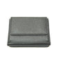 Maison Margiela SA2UI0005 Stitch Compact Wallet, Short Tri-fold Leather Wallet, Women's, Black