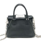Maison Margiela 56WG0081 5AC マイクロ カバン 2WAY チェーン ショルダー ハンドバッグ レザー レディース ブラック