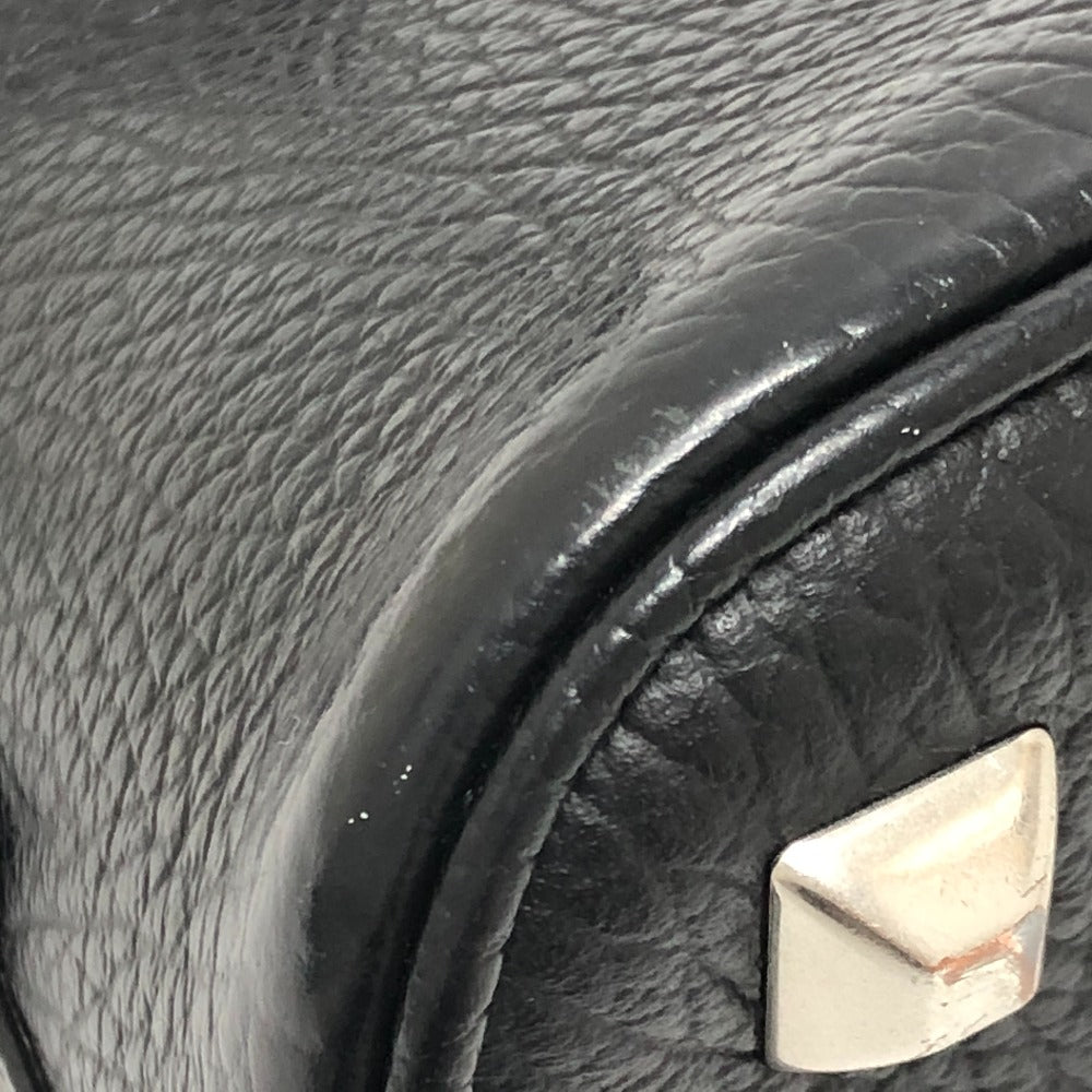 Maison Margiela 56WG0081 5AC マイクロ カバン 2WAY チェーン ショルダー ハンドバッグ レザー レディース ブラック