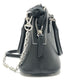Maison Margiela 56WG0081 5AC マイクロ カバン 2WAY チェーン ショルダー ハンドバッグ レザー レディース ブラック