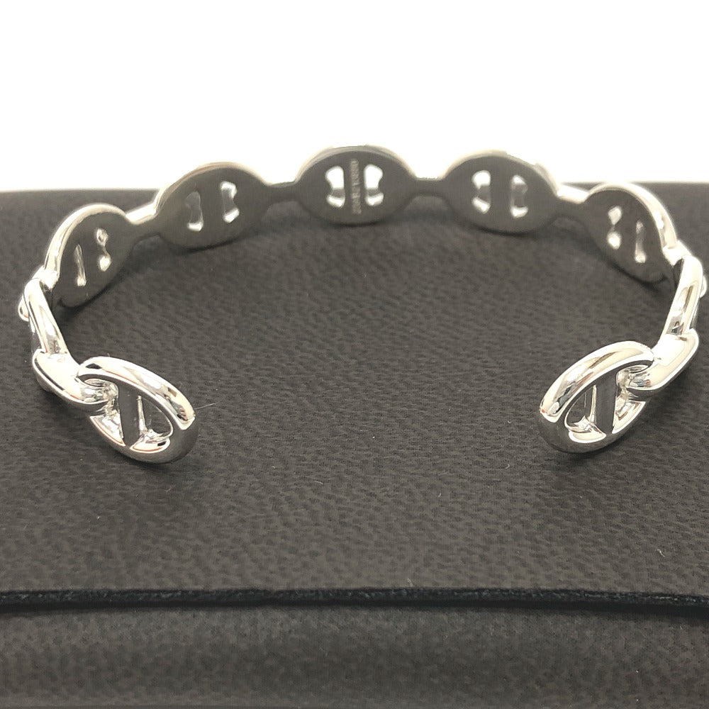 HERMES Chaine d'Ancre Enchaine MM Bangle SV925 Women's Silver
