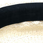 BEBE Accessories - Bebe Paper Hat, Fashion Accessories, Straw Hat with Pom-Poms, Paper, Kids, White