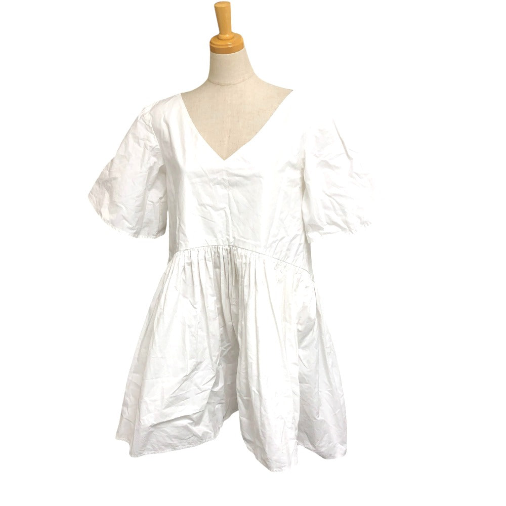 Merlette NYC Cotton Tiered Long/Short Sleeve Dress, White, Women's