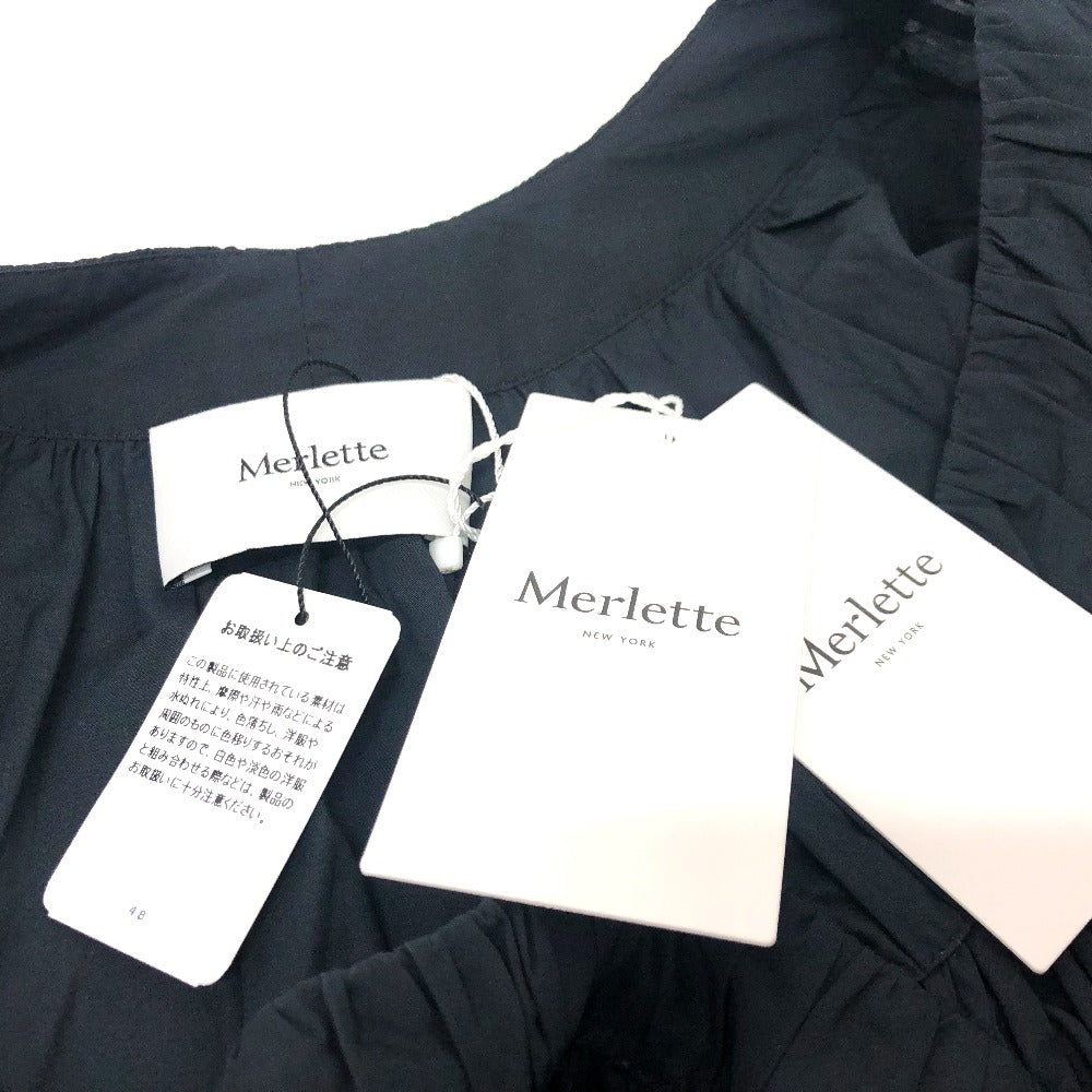 Merlette NYC 175N65PO Merlette 長袖 ワンピース コットン レディース ブラック