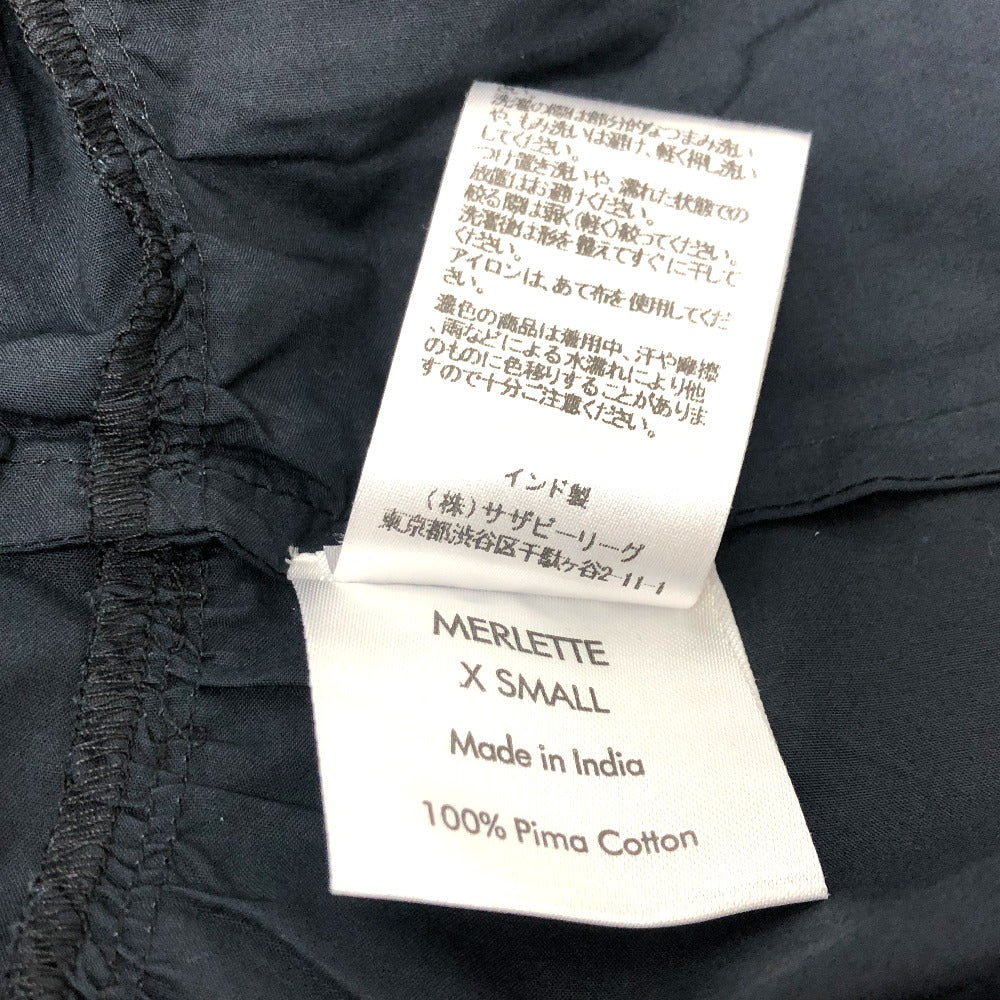Merlette NYC 175N65PO Merlette 長袖 ワンピース コットン レディース ブラック