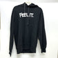 Sacai 21-0305S Logo Hoodie Pullover Top, Cotton Sweatshirt, Black, Women's