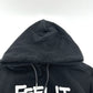 Sacai 21-0305S Logo Hoodie Pullover Top, Cotton Sweatshirt, Black, Women's