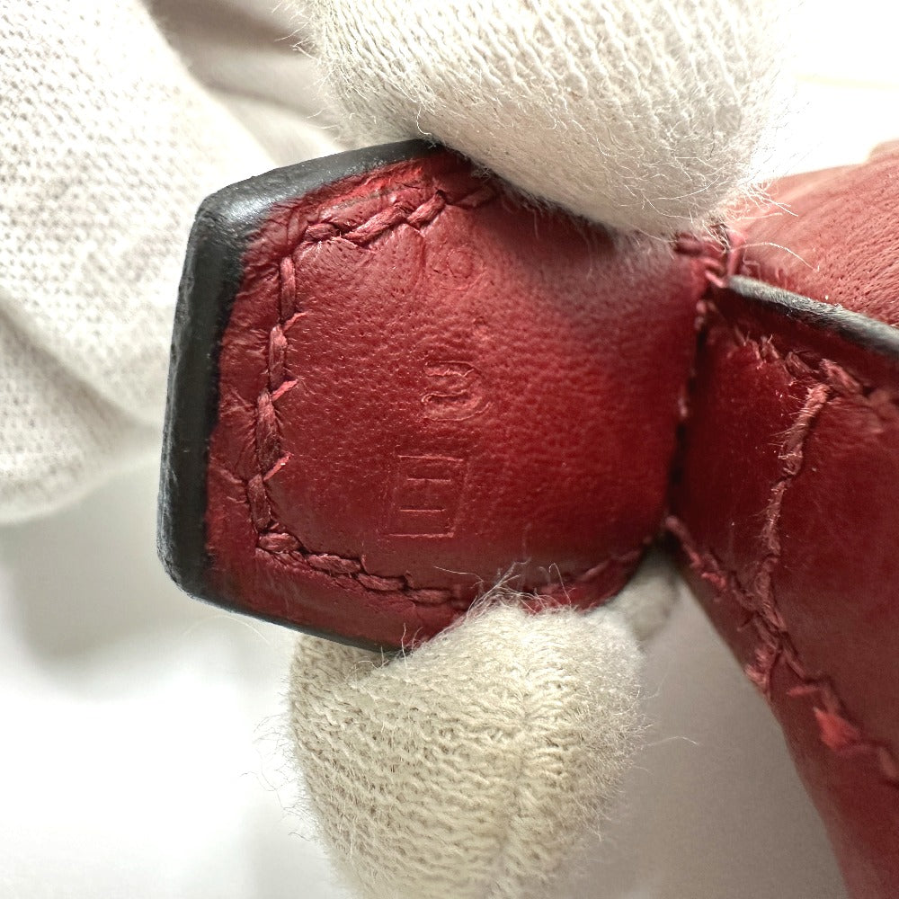 HERMES Bolide 35 2-Way Handbag in Taurillon Clemence Leather, Rouge H Leather with Silver Hardware, Red