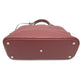 HERMES Bolide 35 2-Way Handbag in Taurillon Clemence Leather, Rouge H Leather with Silver Hardware, Red