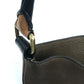 CELINE Two-Tone Striped Tote Bag, Leather Shoulder Bag, Women's, Brown
