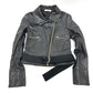 CELINE Leather Jacket, Women's, Black