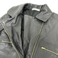 CELINE Leather Jacket, Women's, Black