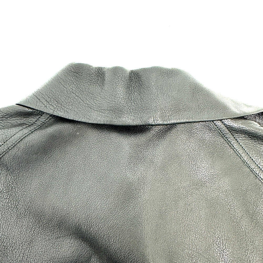 CELINE Leather Jacket, Women's, Black