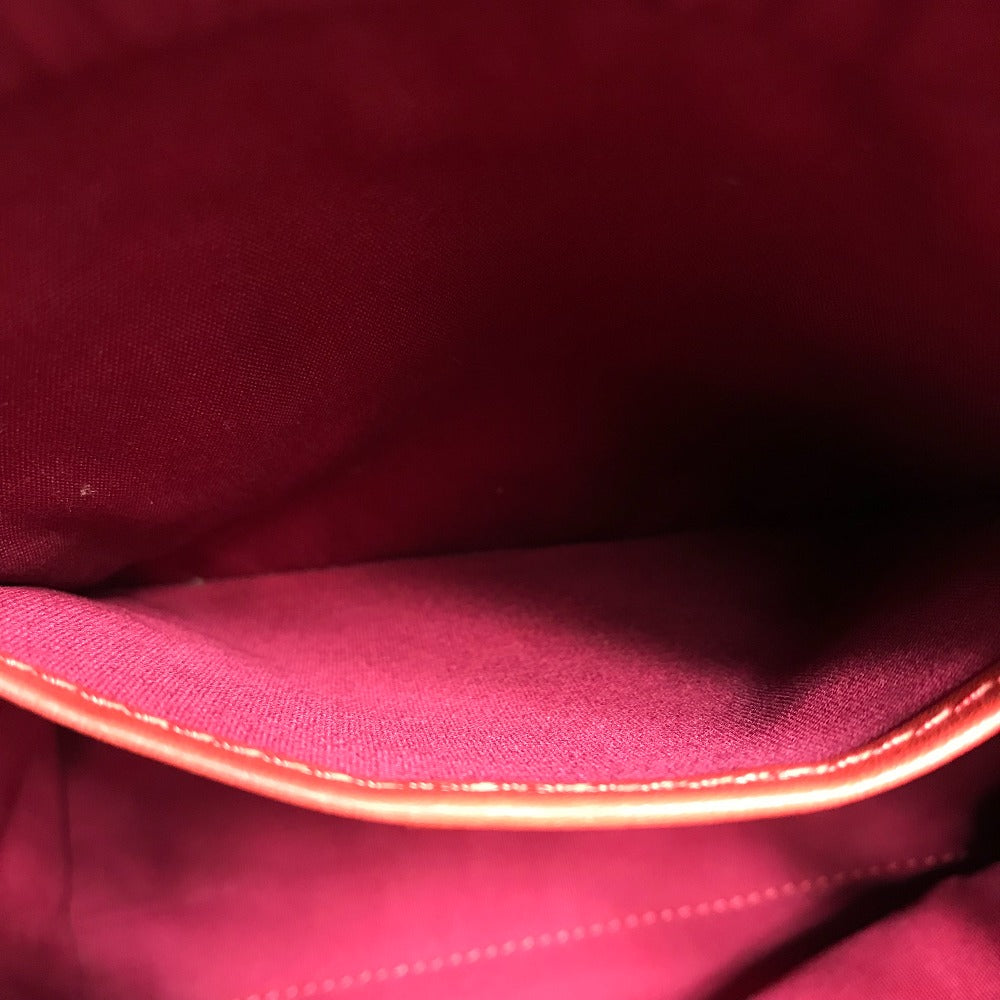 CELINE 168243 Nano Shopper Luggage Bag, Crossbody Shoulder Bag, Handbag, Leather, Women's, Lipstick Red