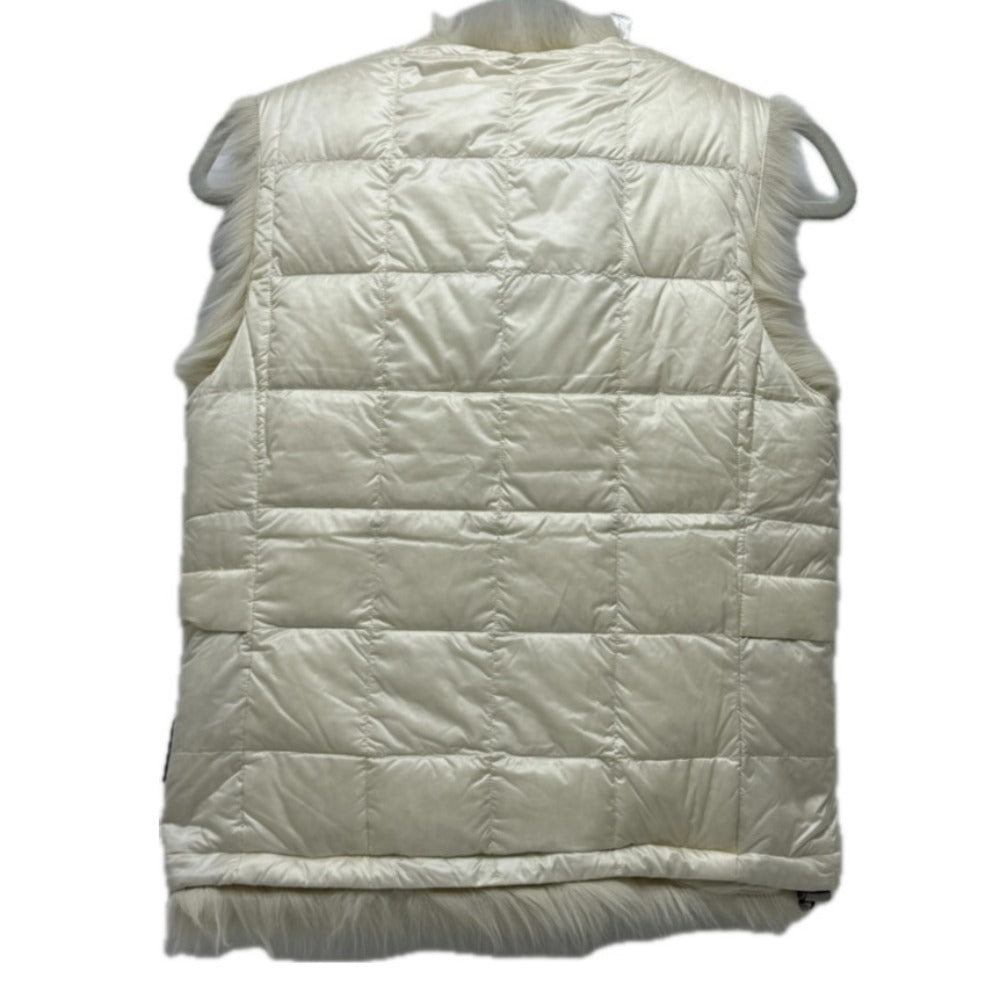 TAION EX-WR04A-SET-T2 Tion Extra Reversible Down and Eco-Fur Crew Neck apparel Down vest Nylon White Used