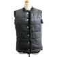 TAION EX-WR04A-SET-T2 Taion Extra Reversible Down and Eco-Fur Vest, Nylon, Women's, Black