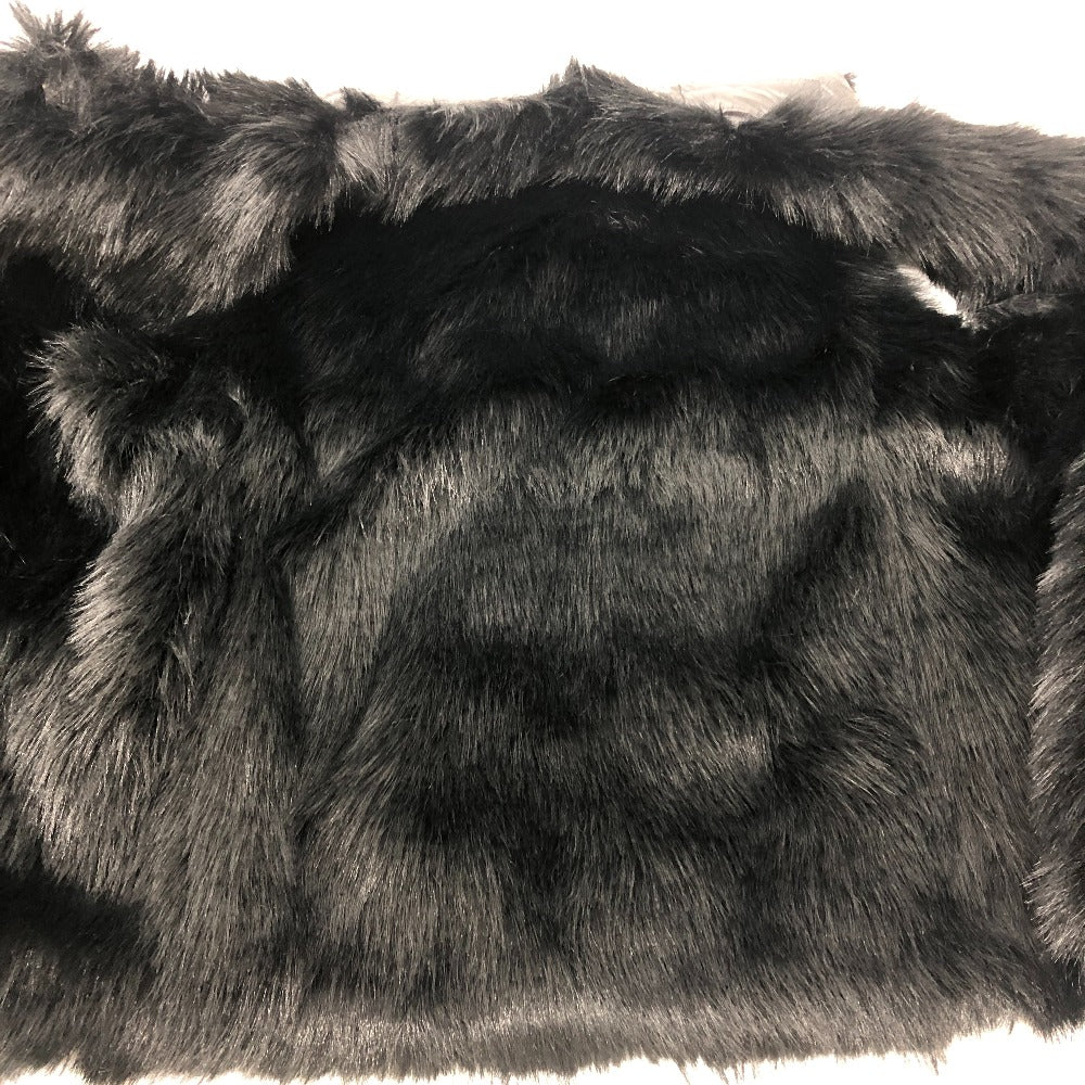 TAION EX-WR04A-SET-T2 Taion Extra Reversible Down and Eco-Fur Vest, Nylon, Women's, Black