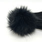 TAION Tion Extra Plate logo Hat apparel accessories Knit hat wool Black Used