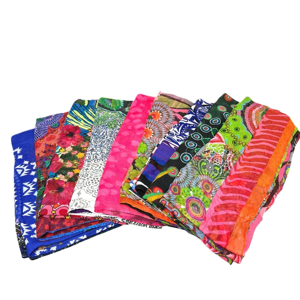 Desigual ストール ショール 17点セット アクセサリー マフラー ストール ポリエステル レディース マルチカラー