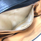 CELINE Logo Crossbody Bag Shoulder Bag Leather Women's Black