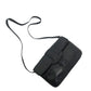 CELINE Logo Crossbody Bag Shoulder Bag Leather Women's Black