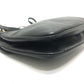 CELINE Logo Crossbody Bag Shoulder Bag Leather Women's Black
