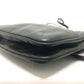 CELINE Logo Crossbody Bag Shoulder Bag Leather Women's Black
