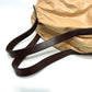 CELINE Women's Padded Shoulder Bag/Handbag in Beige Leather