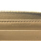 CELINE 663BFL.15KH Quilted C Charm Compact Zip Wallet Wallet coin purse Leather Car key Brown Used