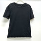 S.ESSENTIALS logo Apparel Clothing Crew Neck Tops Short sleeve T-shirt cotton Black Used