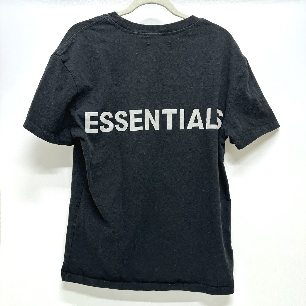 S.ESSENTIALS logo Apparel Clothing Crew Neck Tops Short sleeve T-shirt cotton Black Used