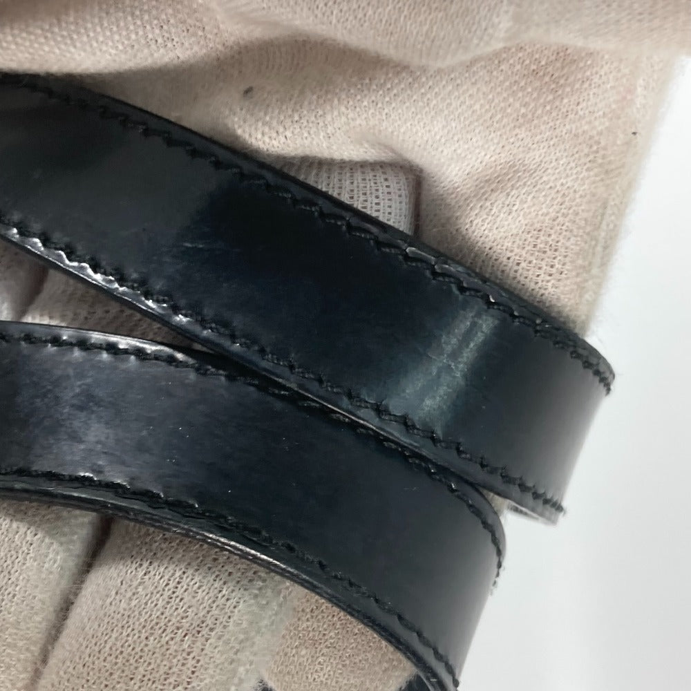 CELINE ロゴ ショルダーバッグ 肩掛け トートバッグ ビニール レディース ブラック