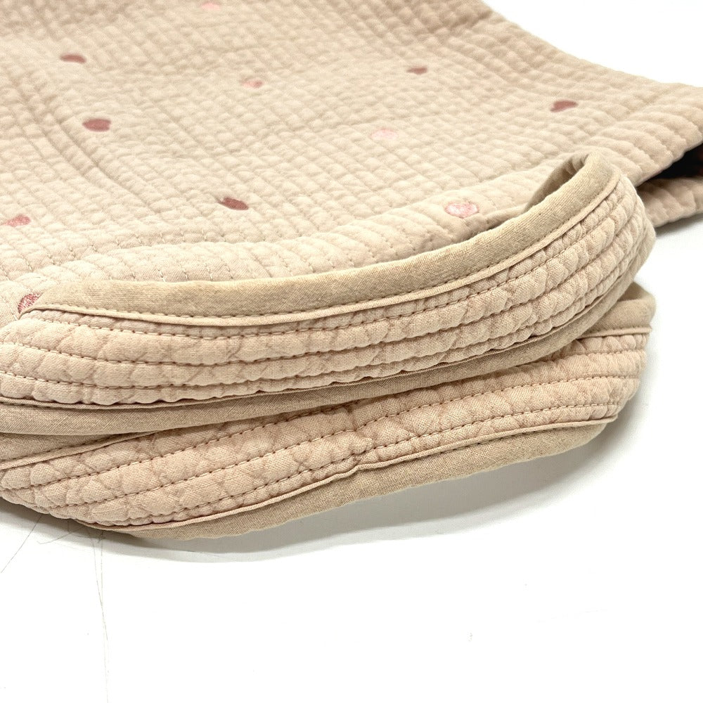 dot&dot Mothers bag Nubibag heart embroidered bag Tote Bag Canvas Beige/pink Used