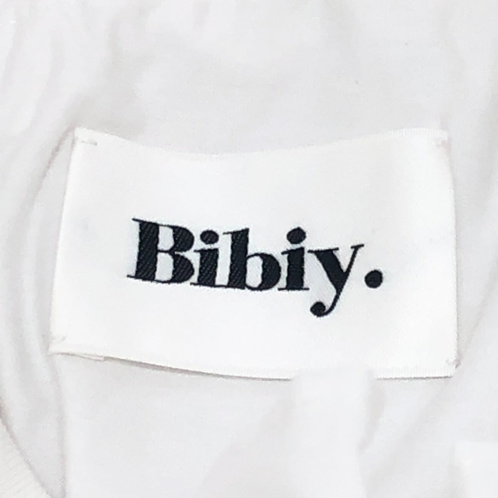 BIBIY. B61-OP158WHF Frill design IRIS RUFFLE DRESS Short-sleeved apparel Dress cotton White Used
