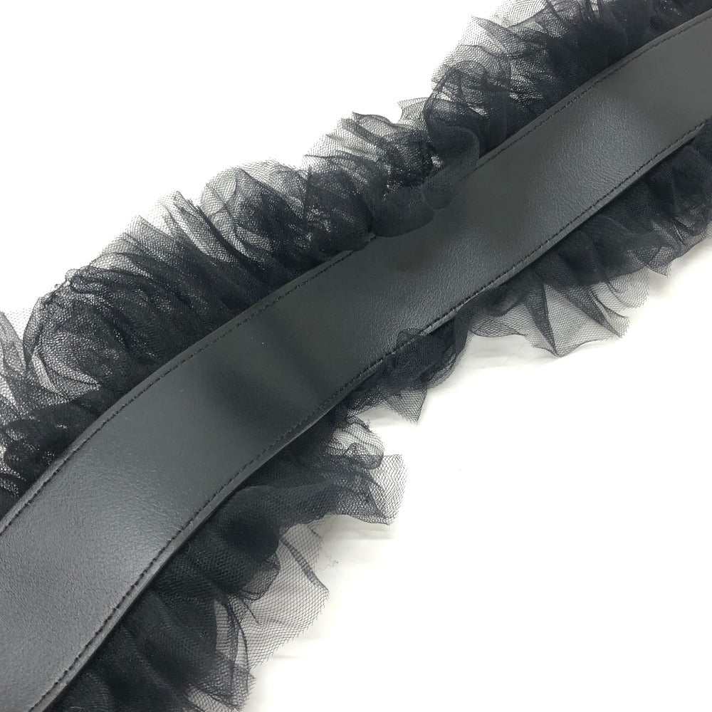 BIBIY. Frill design Lace Fashion accessory Shoulder strap Canvas Black Used