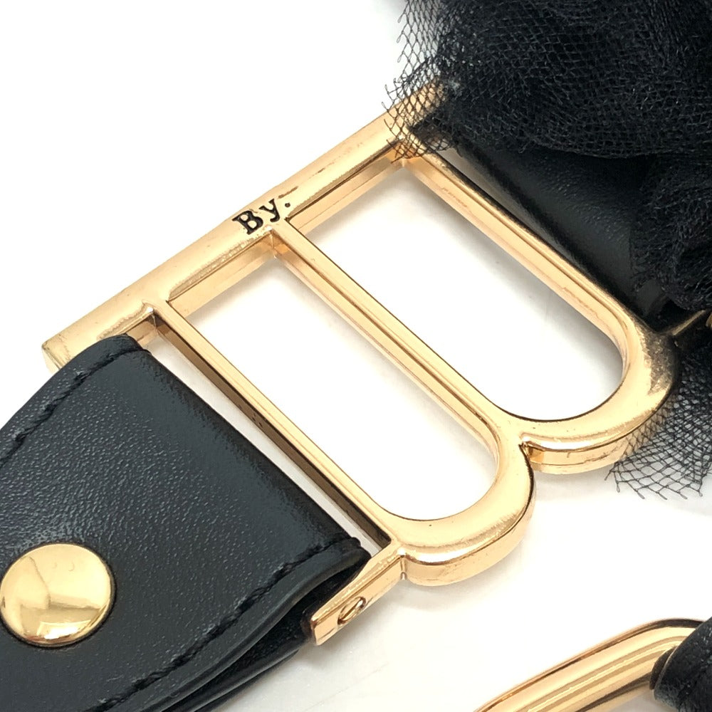 BIBIY. Frill design Lace Fashion accessory Shoulder strap Canvas Black Used