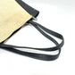 CELINE Cabagazette handbag tote bag, linen, women's, beige