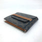 CELINE Triomphe Card Case with Flap, Bi-fold Wallet, Leather, Men's, Brown