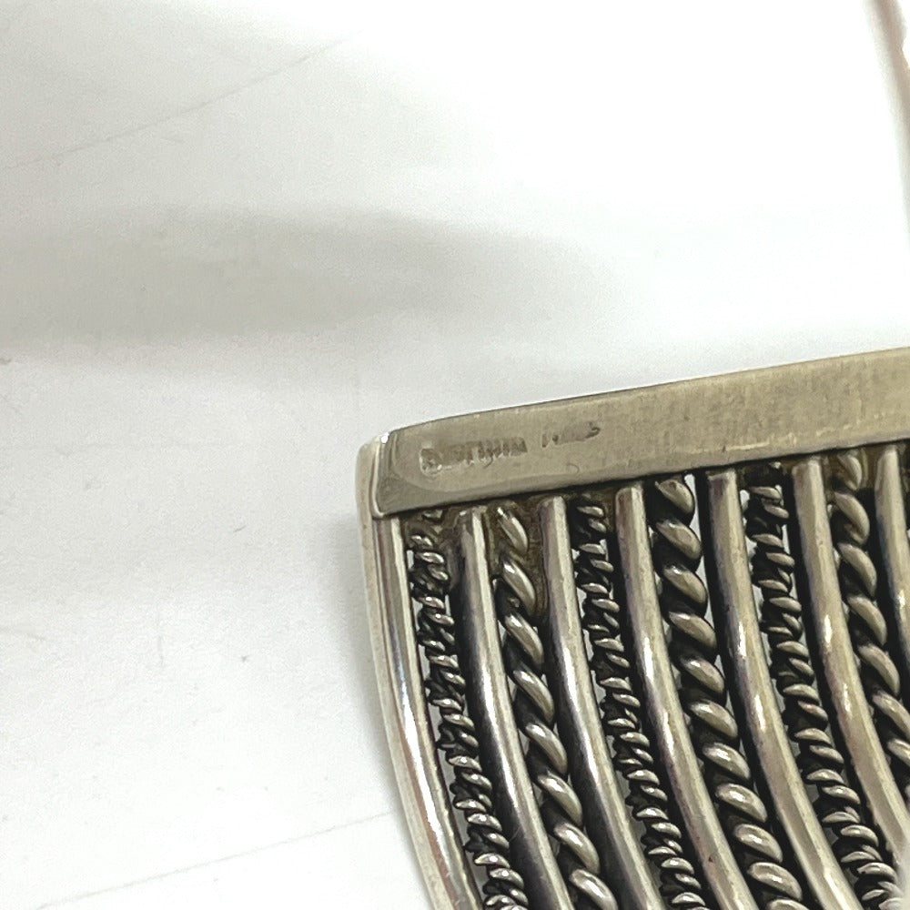 ワイヤーカフ バングル アクセサリー ブレスレット SV925 レディース シルバー
