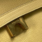 CELINE Mini Belt Bag, 2-Way Shoulder Bag, Leather, Women's, Yellow