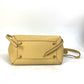 CELINE Mini Belt Bag, 2-Way Shoulder Bag, Leather, Women's, Yellow