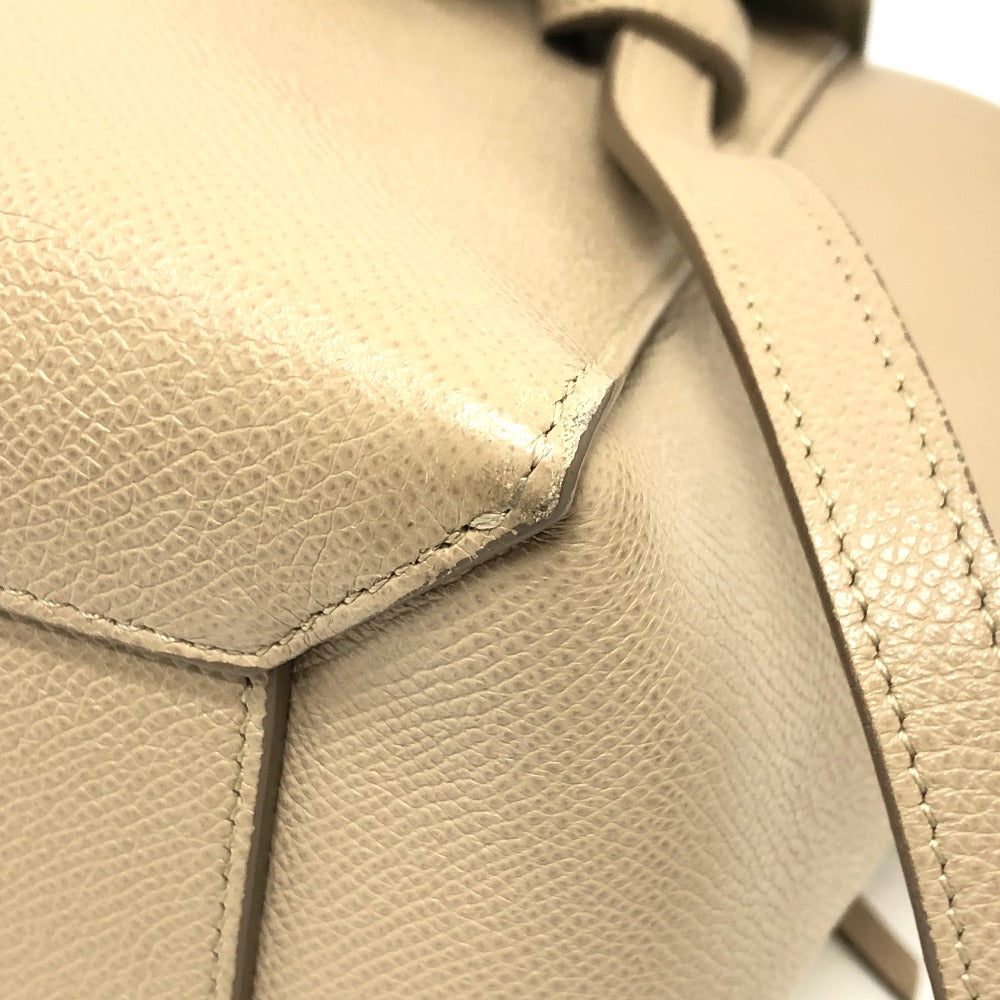 CELINE 189153 ベルトバッグ マイクロ 2WAYバッグ ショルダーバッグ 肩掛けバッグ カバン バッグ ハンドバッグ レザー レディース ベージュ