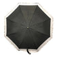 Viewlance Summer Shield Folding parasol, suitable for both sunny and rainy days, with bicolor and frill design. umbrella Nylon White/Black Used