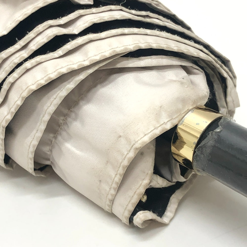 Viewlance Summer Shield Folding parasol, suitable for both sunny and rainy days, with bicolor and frill design. umbrella Nylon White/Black Used
