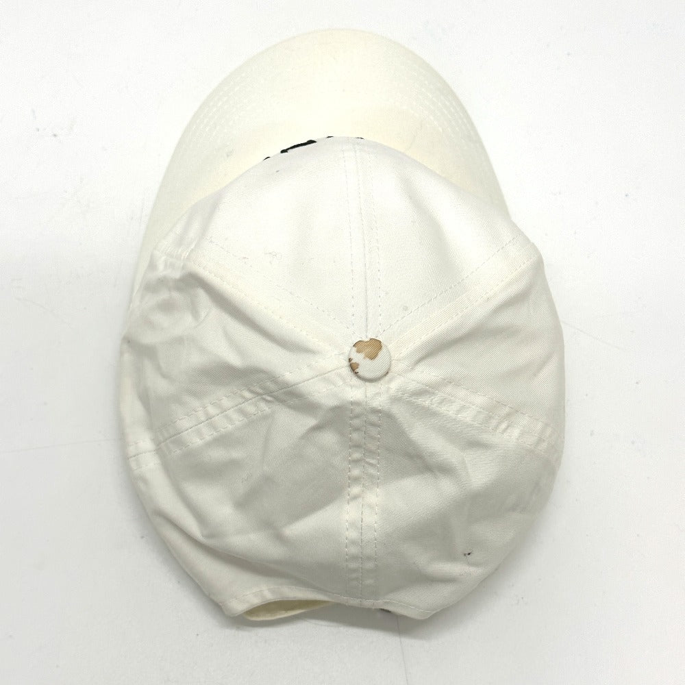 CELINE 2AUS9969P Embroidered Baseball Cap, Cotton, Women's, White