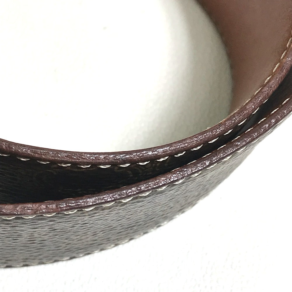 CELINE Macadam 2-Way Bag, Second Bag, Clutch Bag, Belt Bag, Waist Bag, PVC/Leather, Women's, Brown