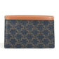 CELINE ロゴ トリオンフ 名刺入れ パスケース カードケース キャンバス レディース ブラウン